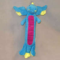 Blue Dragon Small Dog Toy is tough and squeaky.
