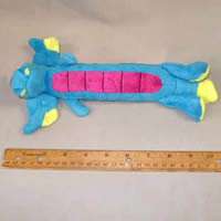Blue Dragon Toy by godog with ruler