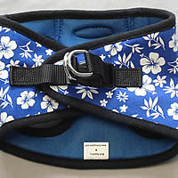 Top of the EZ Wrap Hibiscus Step-in Harness