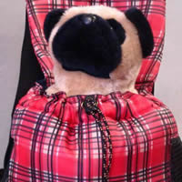 Your little dog will be safe and comfortable in the Front Pocket Carrier