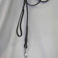 Latigo Leather Leash sized just right for small dogs.