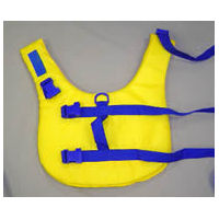 The Life Jacket has a handy loop to lift your small dog out of the water in case he falls in.