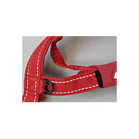 There's a separate ring for a tag on the Quick-Fit Harness for small dogs.