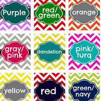 The Chevron Twist Tag can be customized in a multitude of fashions!