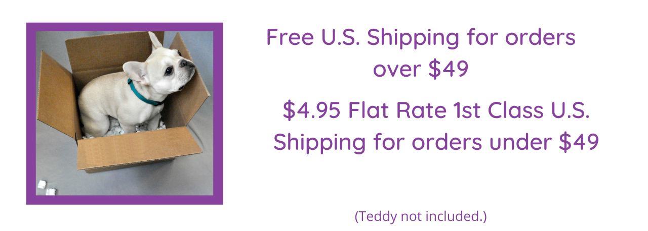New Free Shipping and Low Flat Rate Shipping on orders for your small dog in the US.