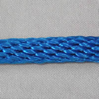 The rich, Blue color in the British Rope Slip Lead for dogs.