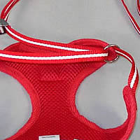 The inside of the EasyGo Harness for small dogs is soft mesh.