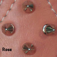 Rose Spiked Leather Harness